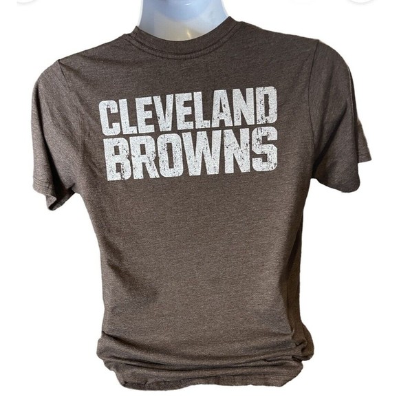 Cleveland Browns Tshirt Majestic Threads‎ Football Size Small S Tee NFL Brown - Picture 2 of 4
